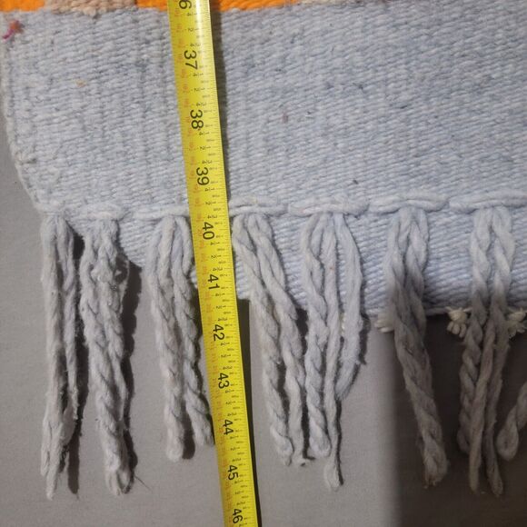 Vintage Southwestern Wool Wall Tapestry 3D Pueblo Cutout Home Decor 28x45 - Picture 14 of 16